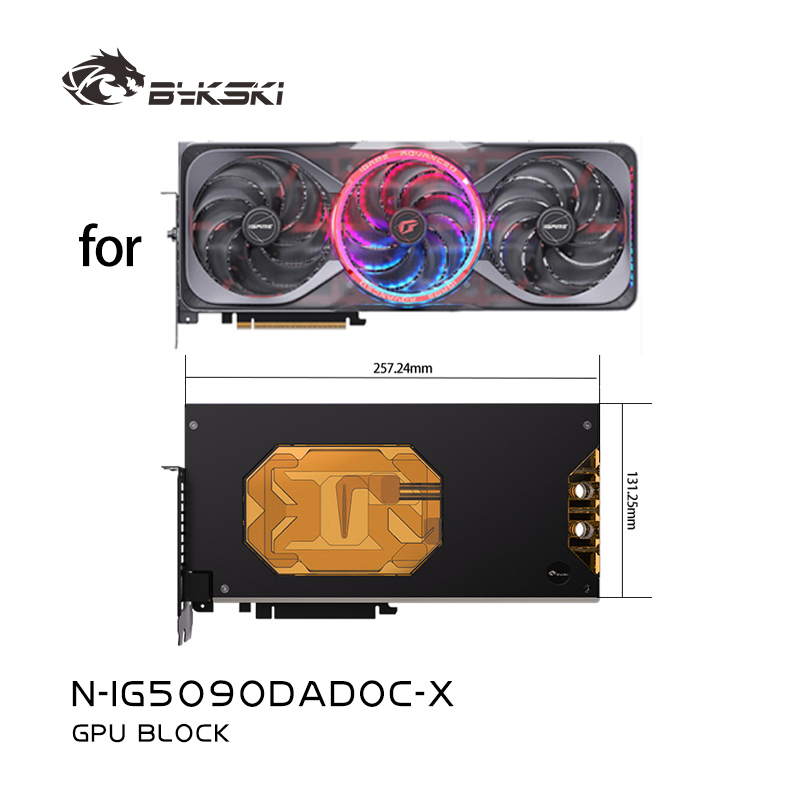 Rtx 5090 32Gb - Bykski GPU Block for Colorful IGame