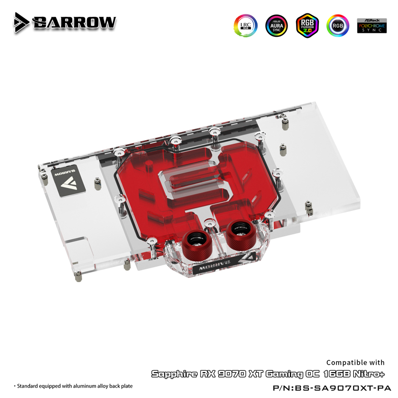 Rx 9070 Xt - GPU Water Block For SAPPHIRE RX