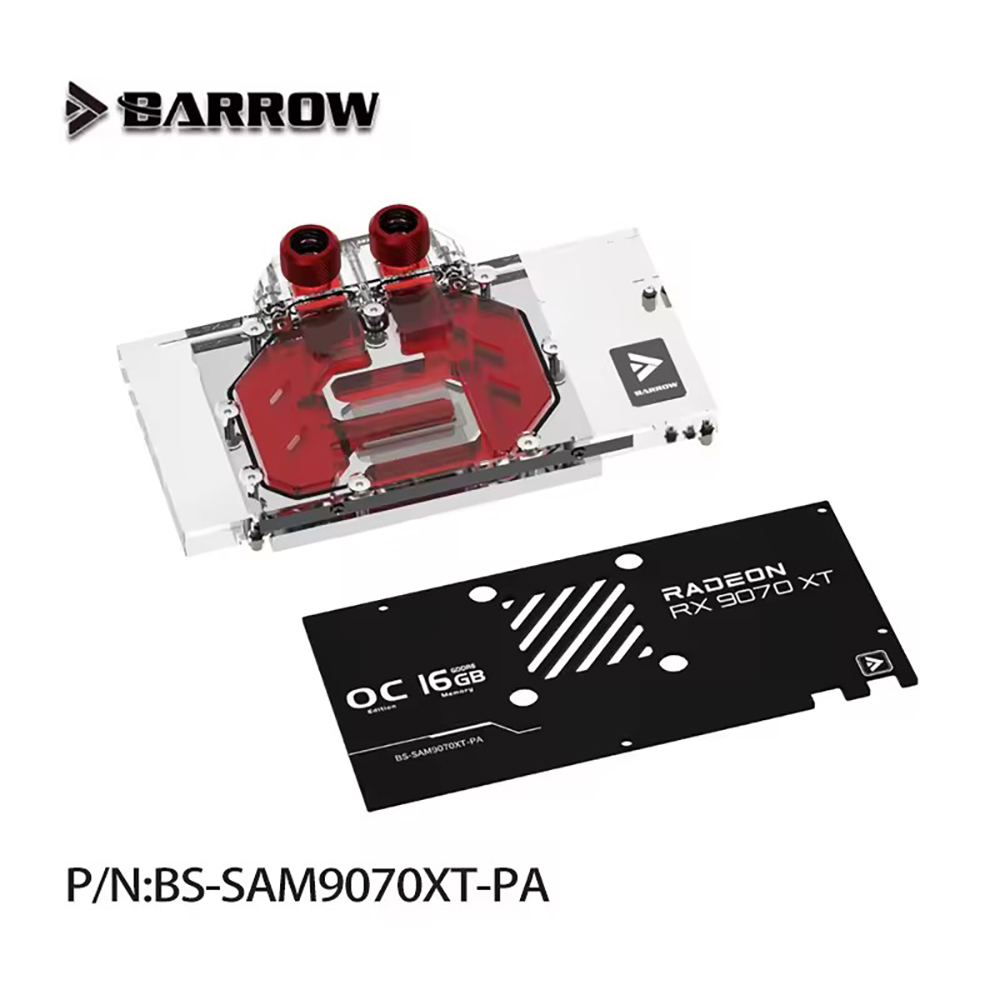 Barrow GPU Water Block For SAP - Rx 9070 Xt ulasan dan harga