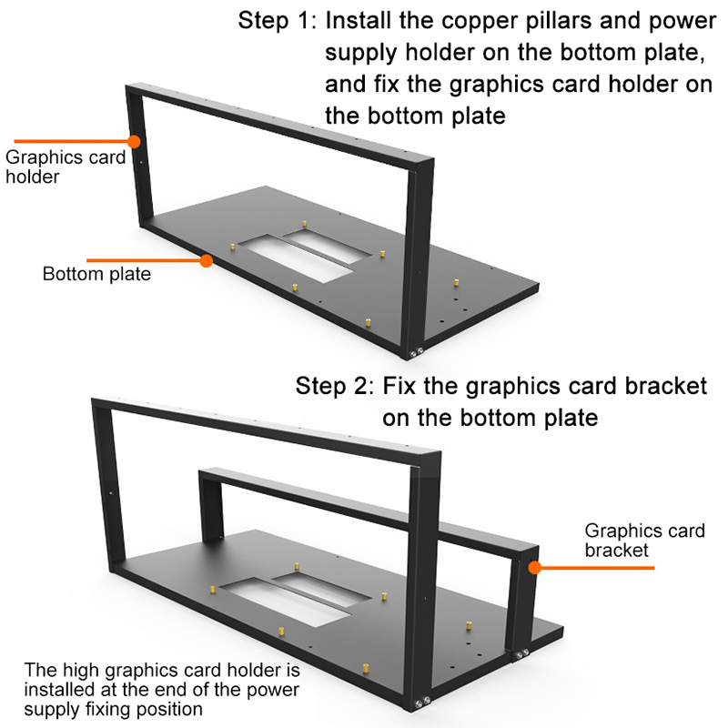 Mining Case Rack Motherboard B - Gpu Mining Rig Frame 8 Gpu ulasan dan harga