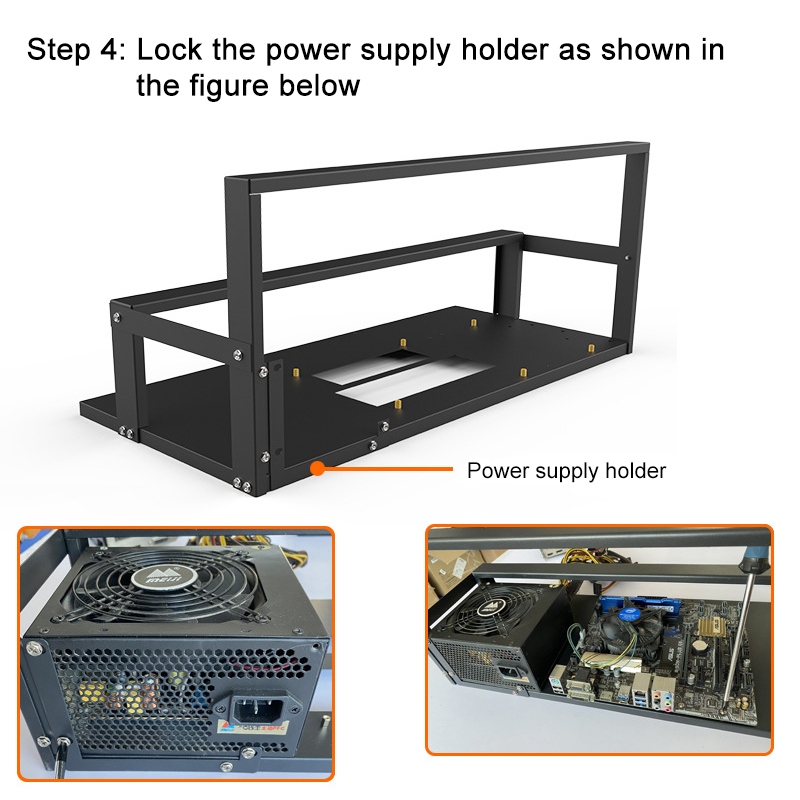 Mining Case Rack Motherboard B - Gpu Mining Rig Frame 8 Gpu ulasan dan harga