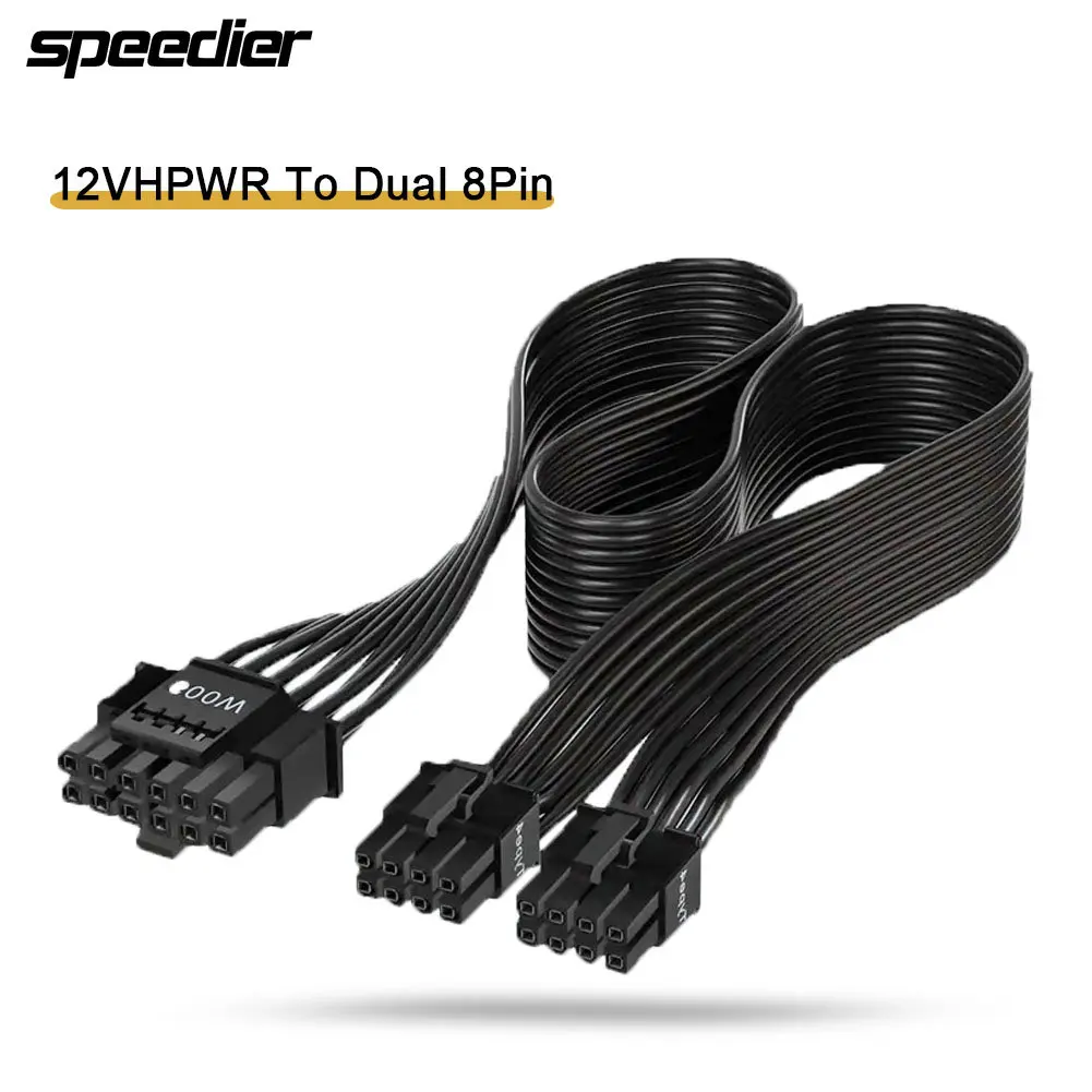 12VHPWR ATX3.0 PCI-E 5.0 Power - Dual 8Pin To 16Pin 12Vhpwr Cable ulasan dan harga