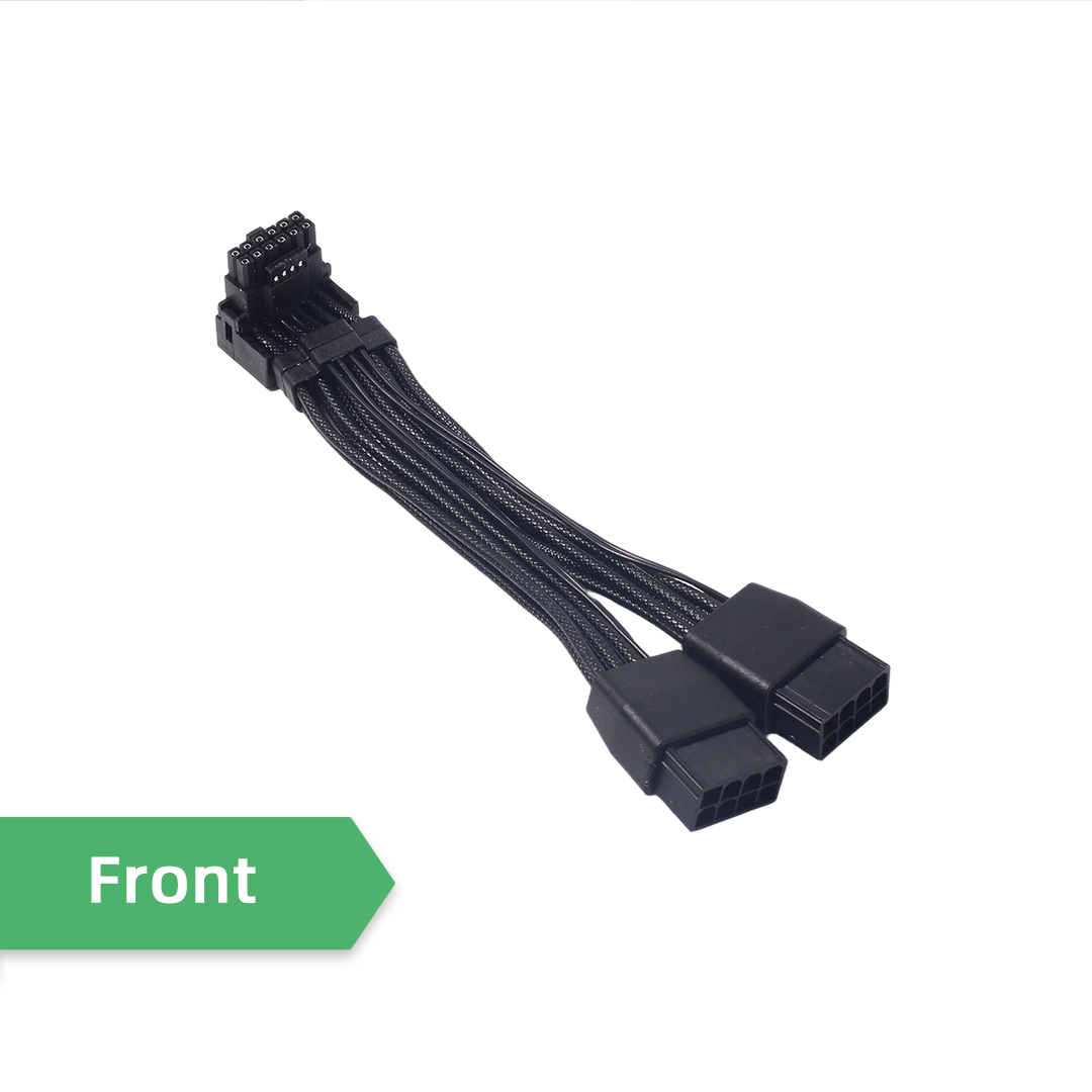 PCIE 5.0 Interface Downward 2X - Dual 8Pin To 16Pin 12Vhpwr Cable ulasan dan harga