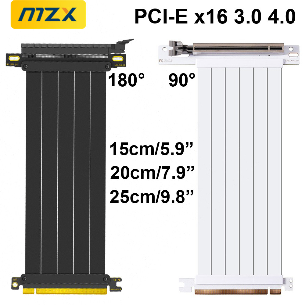 MZX PCIE 4.0 3.0 16X Riser Cab - Itx Gpu Riser Pcie 4.0 16X ulasan dan harga