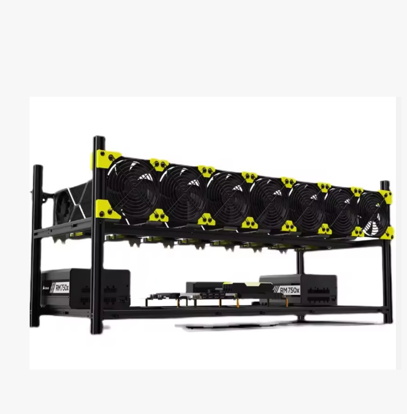 VEDDHA Aluminum Stackable Open - Gpu Mining Rig Frame 8 Gpu ulasan dan harga