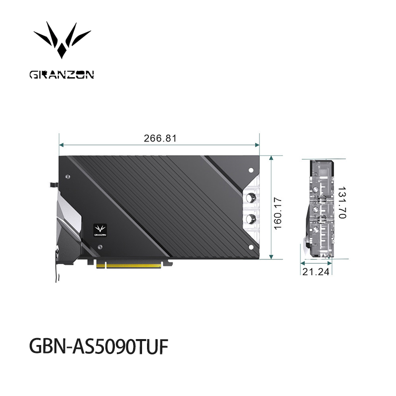 Granzon GPU Water Block for AS - Rtx 5090 32Gb ulasan dan harga