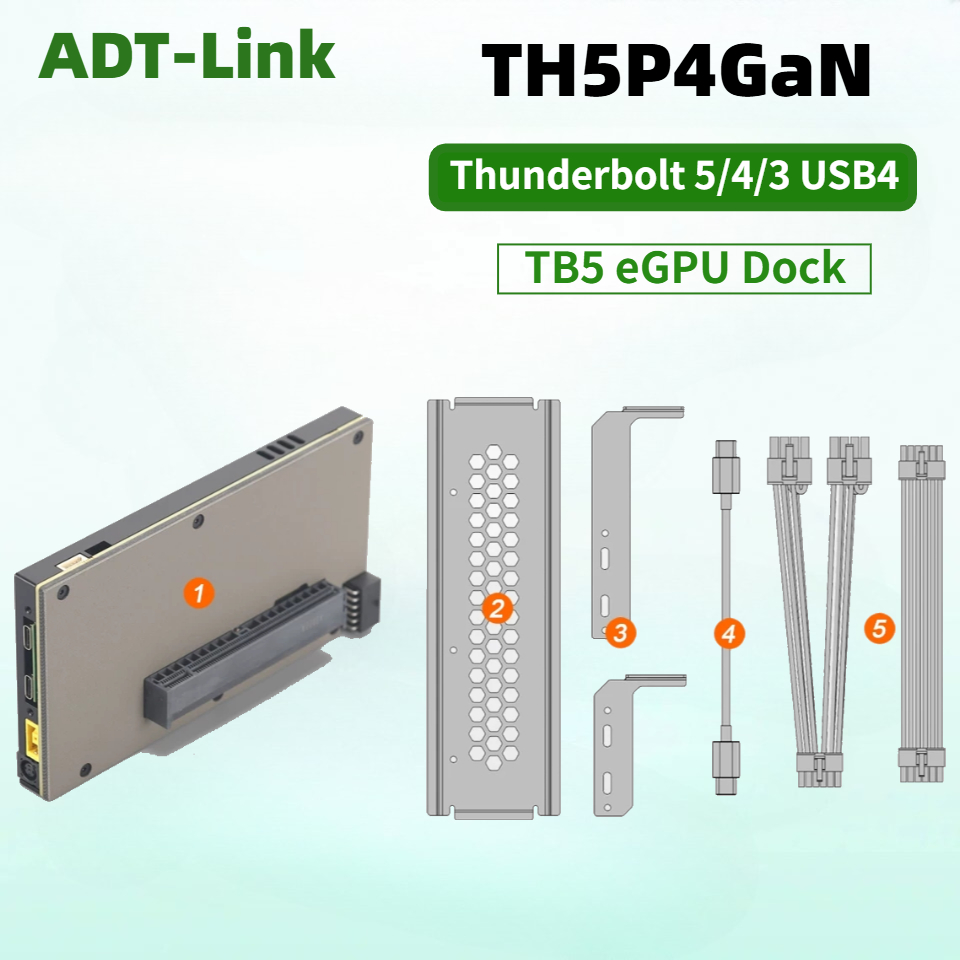 TH5P4GaN Laptop Thunderbolt 5/ - Gpu External Dock Egpu Thunderbolt 4 ulasan dan harga