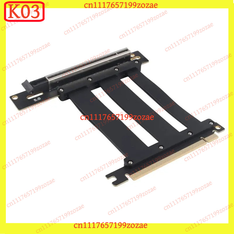 K03 PCIe 5.0 X16 90‑Degree Slo - Pcie 5.0 Gpu Riser Cable ulasan dan harga