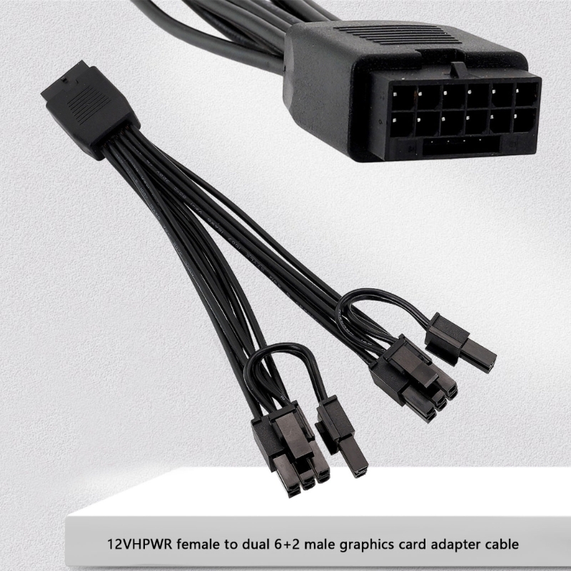 16 Pin Female To Dual 8 Pin(6+ - Dual 8Pin To 16Pin 12Vhpwr Cable ulasan dan harga