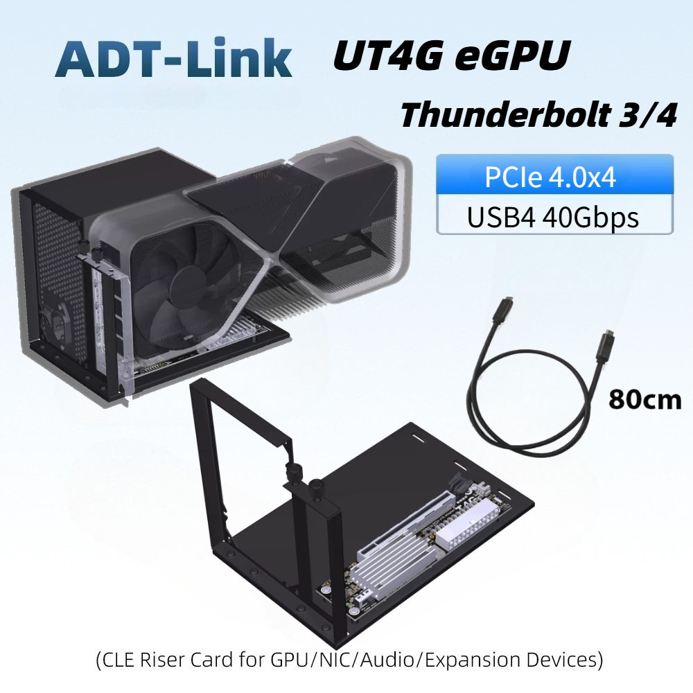 Upgarded New EGPU Thunderbolt  - Gpu External Dock Egpu Thunderbolt 4 ulasan dan harga