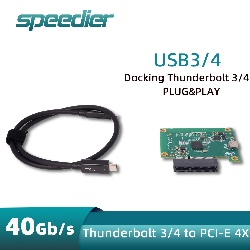 Thunderbolt 4 To PCI-E 4X Exte - Gpu External Dock Egpu Thunderbolt 4 ulasan dan harga