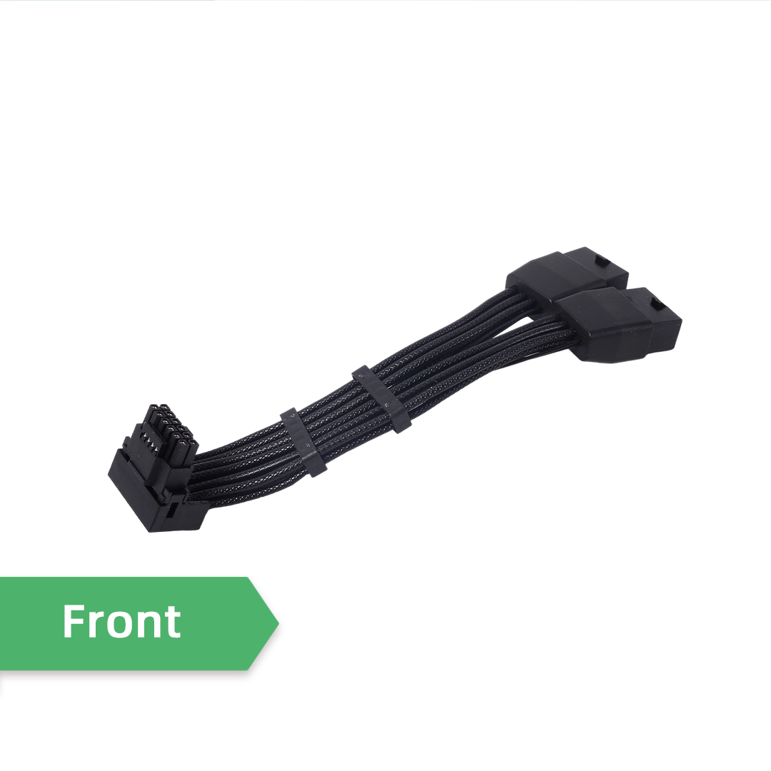 Interface Upward PCIE 5.0 2X8P - Dual 8Pin To 16Pin 12Vhpwr Cable ulasan dan harga