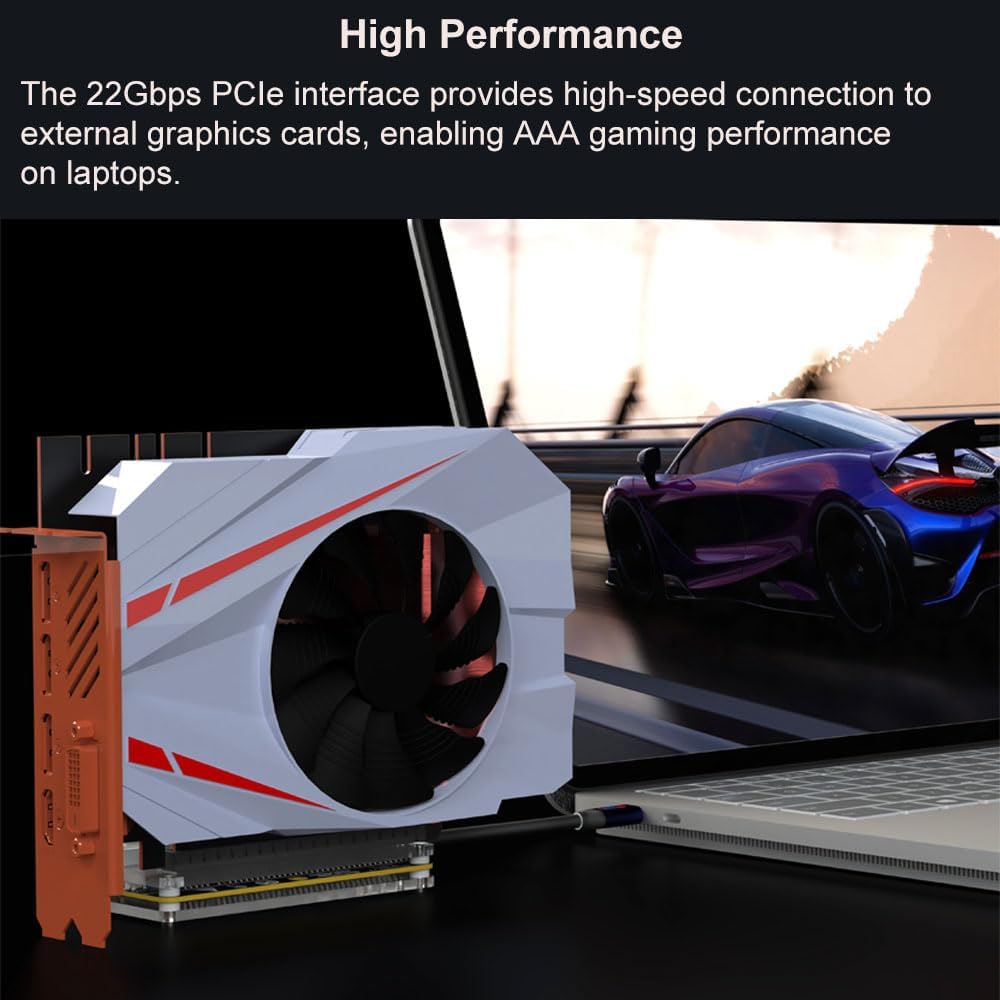 RGEEK 22Gbps eGPU Dock PCIE3.0 - Gpu External Dock Egpu Thunderbolt 4 ulasan dan harga