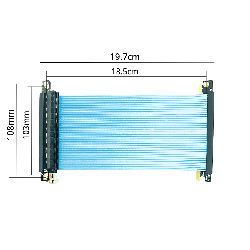 Dual Reverse Pcie 4.0 Riser Ca - Itx Gpu Riser Pcie 4.0 16X ulasan dan harga