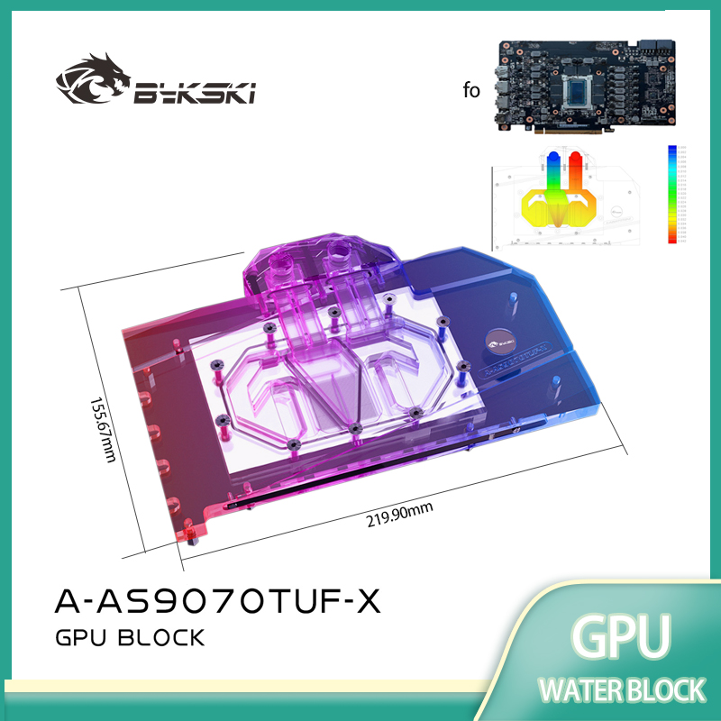 Bykski GPU Block for ASUS Rade - Rx 9070 Xt ulasan dan harga