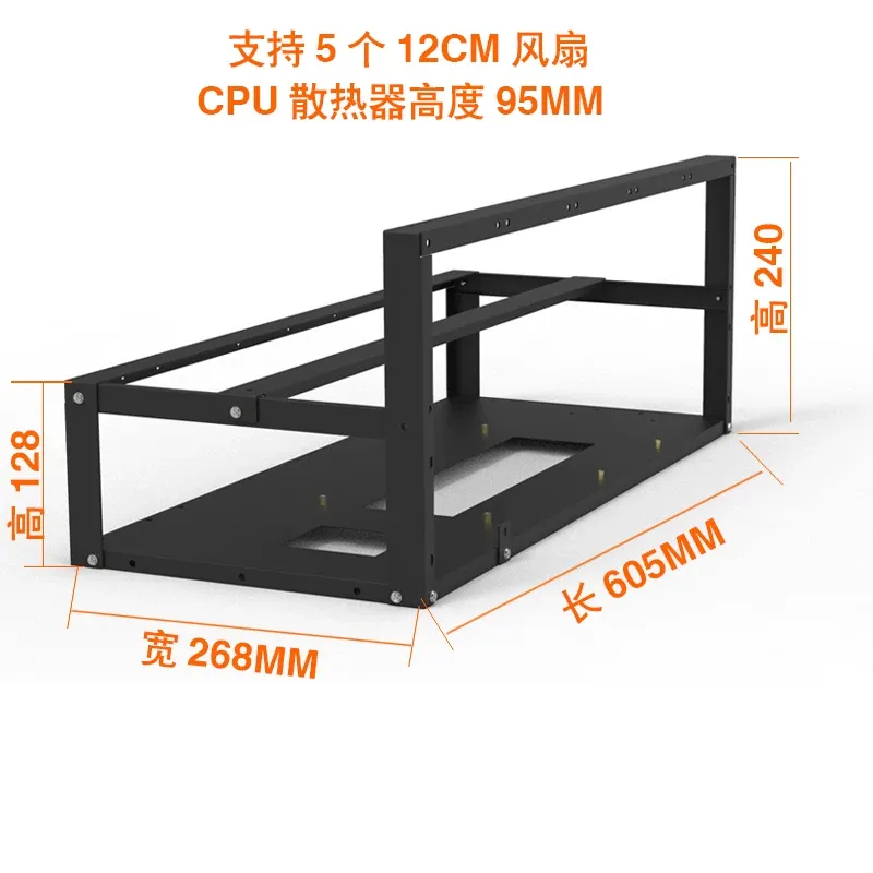 JMZ Graphics Card Stand Rack O - Gpu Mining Rig Frame 8 Gpu ulasan dan harga