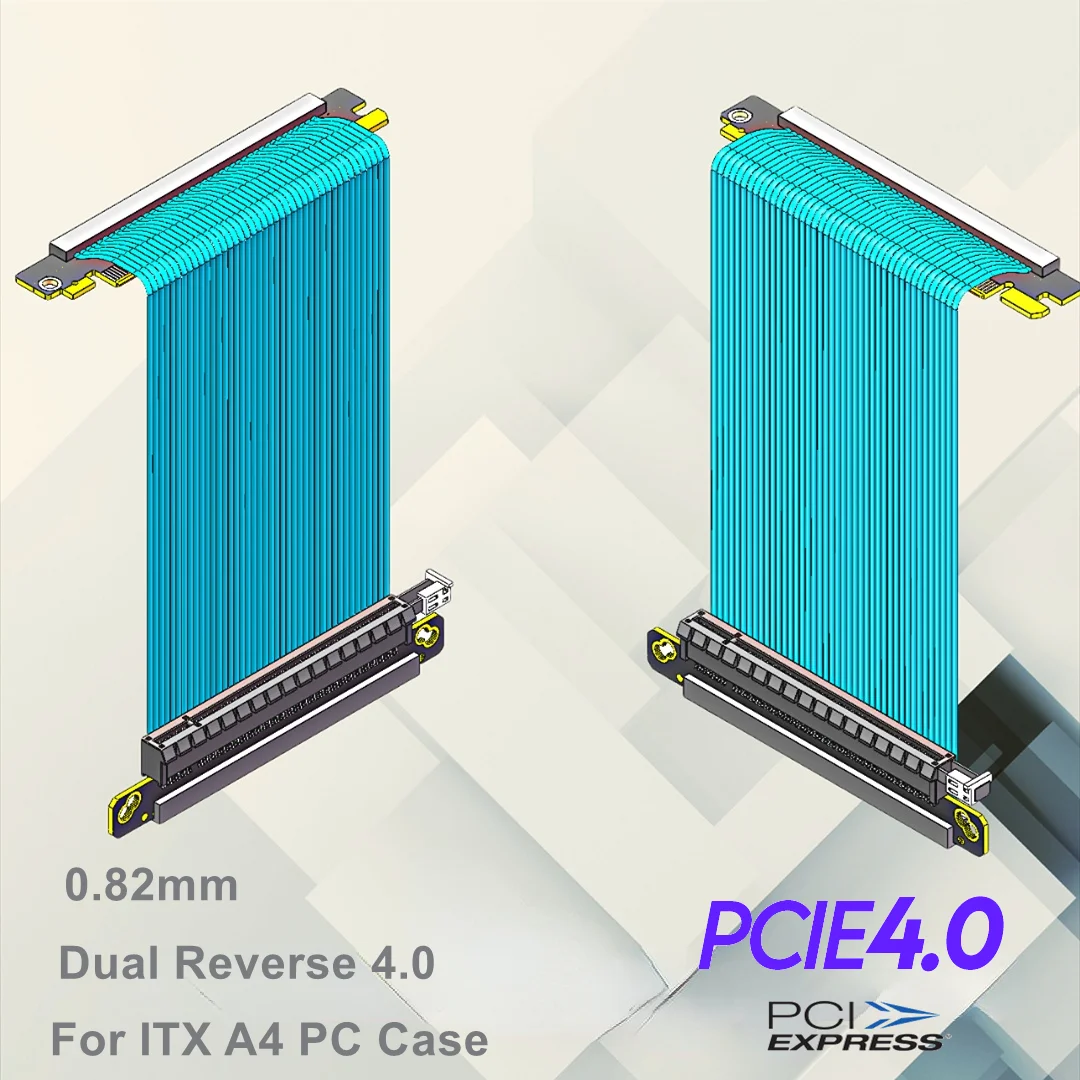 Dual Reverse Pcie 4.0 Riser Ca - Itx Gpu Riser Pcie 4.0 16X ulasan dan harga