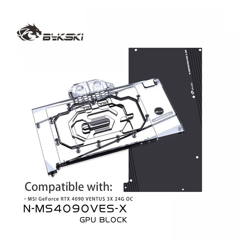 Bykski N-MS4090VES-X GPU Block - Rtx 4090 Water Block ulasan dan harga