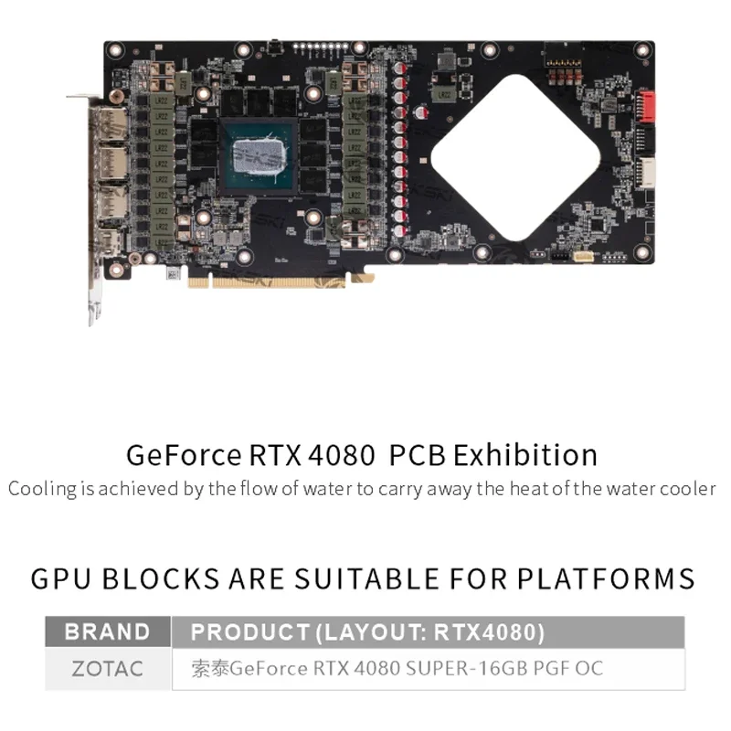 Bykski GPU Block for Zotac GeF - Rtx 4080 Super 16Gb ulasan dan harga