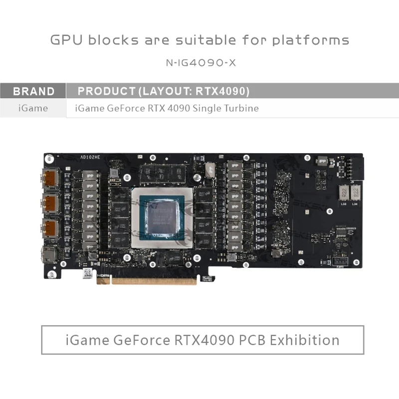 Bykski GPU Water Block for Col - Rtx 4090 Water Block ulasan dan harga