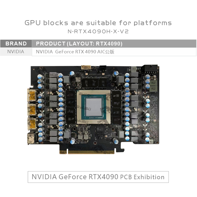 Bykski GPU Block for NVIDIA RT - Rtx 4090 Water Block ulasan dan harga