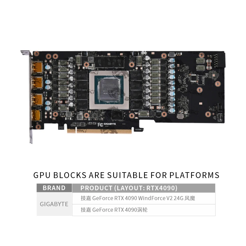Bykski N-GV4090WF-X-V2 GPU Blo - Rtx 4090 Water Block ulasan dan harga