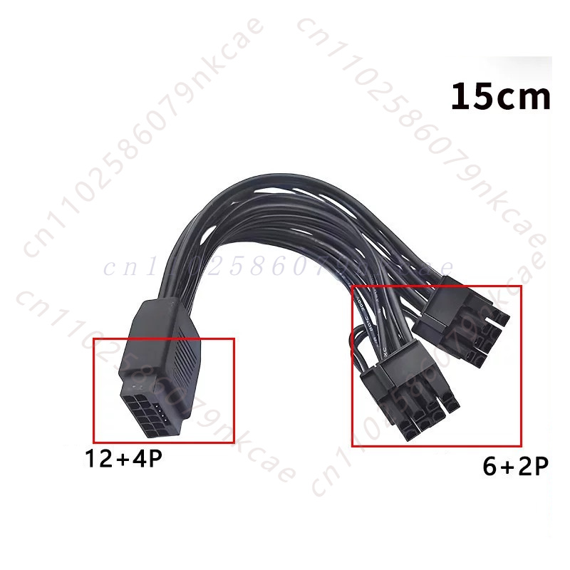 12VHPWR 16Pin Female to Dual 8 - Dual 8Pin To 16Pin 12Vhpwr Cable ulasan dan harga