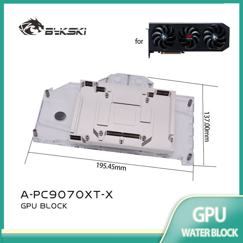 Bykski A-PC9070XT-X GPU Block  - Rx 9070 Xt ulasan dan harga