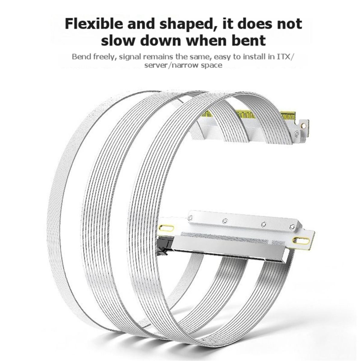 L70A PCIe 5.0 X16 Riser Cable  - Pcie 5.0 Gpu Riser Cable ulasan dan harga