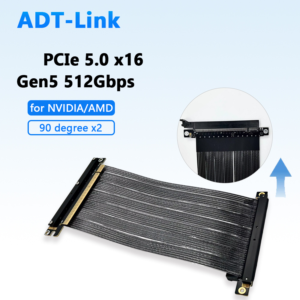 PCIE 5.0 X16 GEN5 Graphics Car - Pcie 5.0 Gpu Riser Cable ulasan dan harga