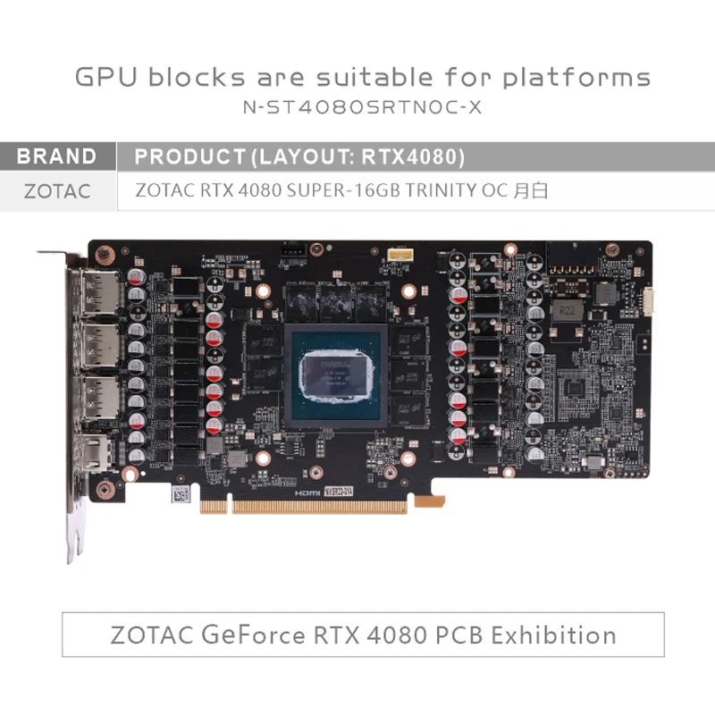 Bykski GPU Block for ZOTAC RTX - Rtx 4080 Super 16Gb ulasan dan harga