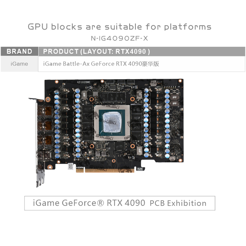 Bykski N-IG4090ZF-X GPU Block  - Rtx 4090 Water Block ulasan dan harga
